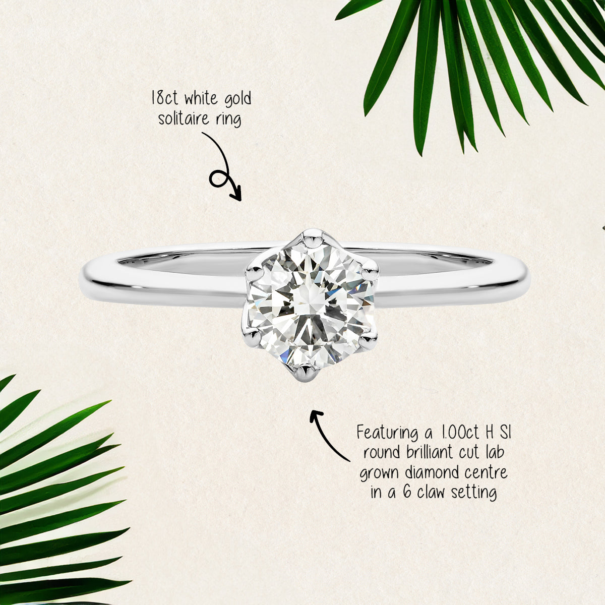 1.00ct Round Solitaire