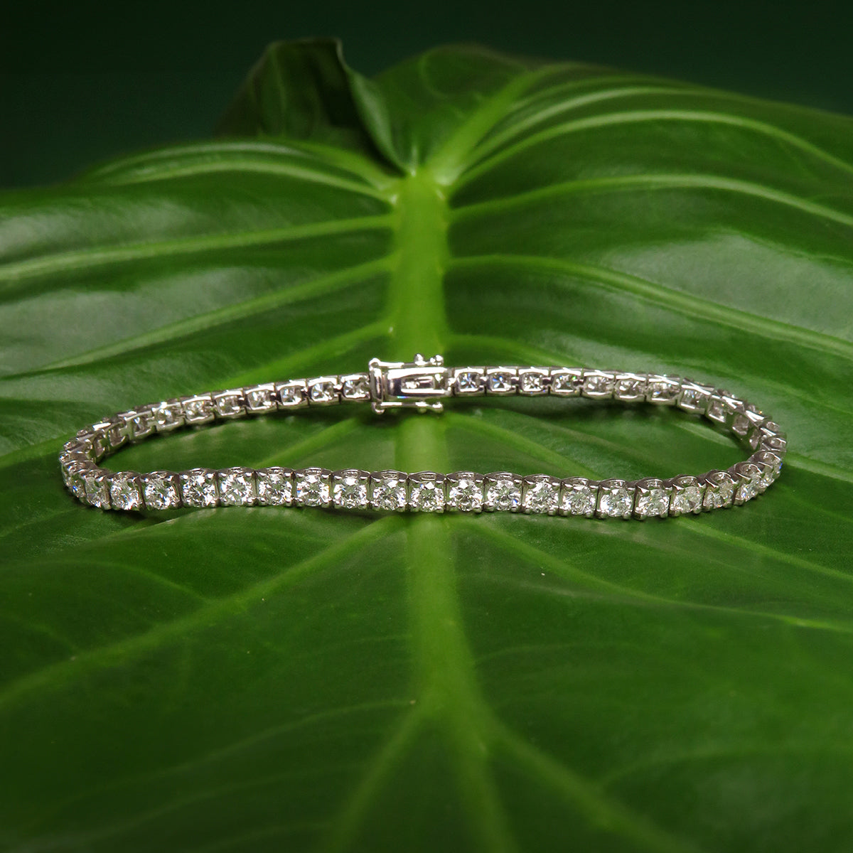 3.75ct laboratory grown diamond tennis bracelet by greenhouse diamonds